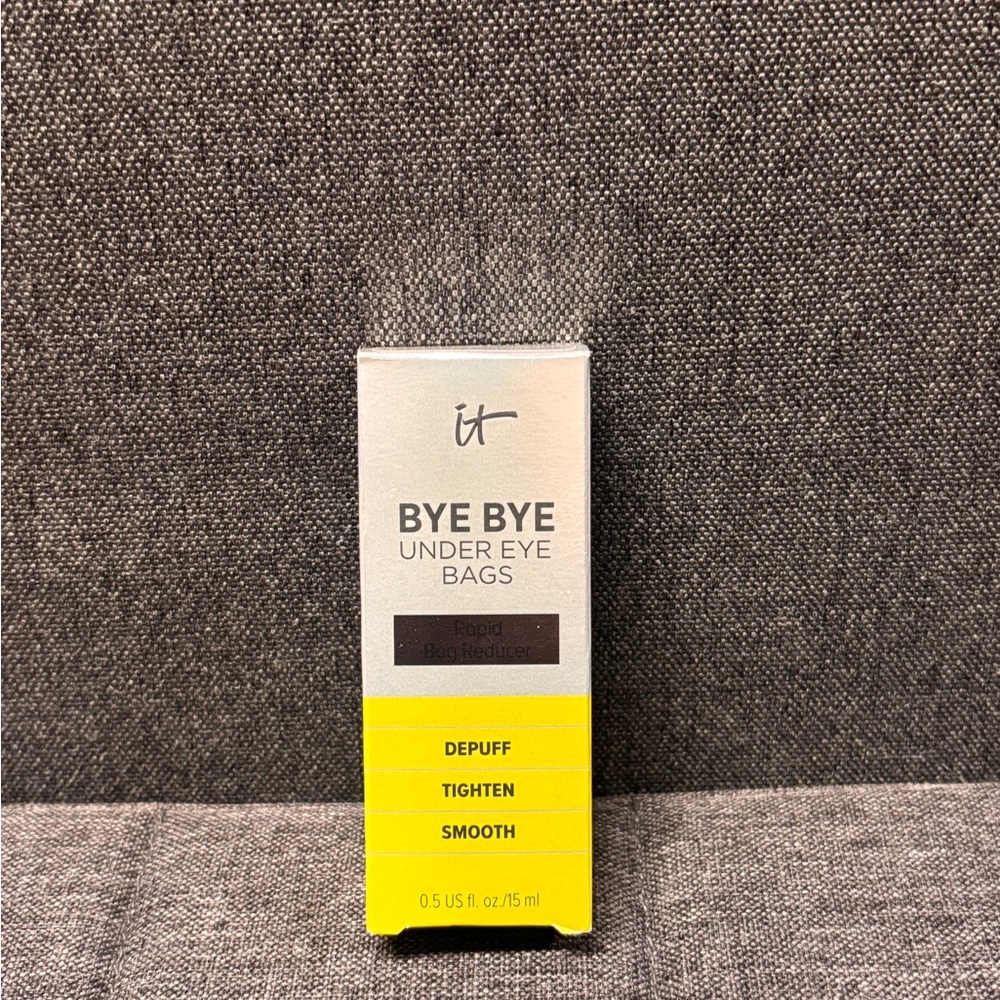 IT Cosmetics Eye Cream in Yellow and Gray Packaging